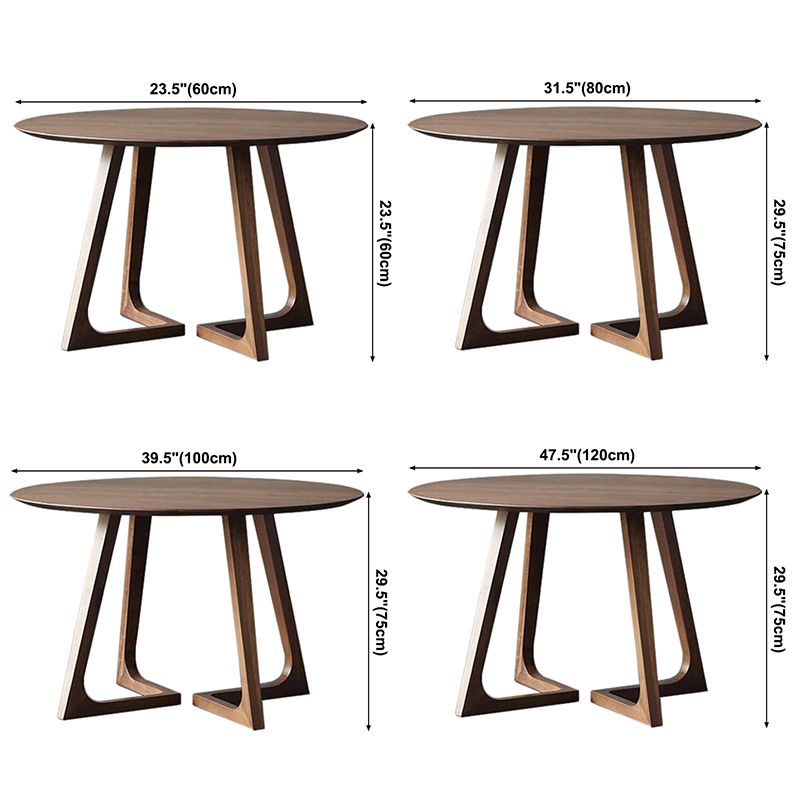 Modern Style Solid Wood Dining Table Double Pedestal Table for Kitchen Home Clearhalo ' dining_table' 'Dining Tables & Seating' 'Dining Tables' 'furn' 'furn_dining_table' 'Furniture' 'furniture_dining_table' 'Kitchen & Dining Furniture' 'kitchen&dining_furn' 'kitchen' 'kitchen_dining_table' 1200x1200_21769372-1d0d-4cad-af96-60e7d59b0038