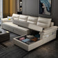 Cushion Back Storage Stain-Resistant Manual Reclining Faux Leather Sectional Sofa Set Clearhalo 'Furniture' 'furniture_sectionals' 'Living Room Furniture' 'Sectionals' 1200x1200_21787d0b-2d83-4ff4-9ee7-b61d20d4d9d7