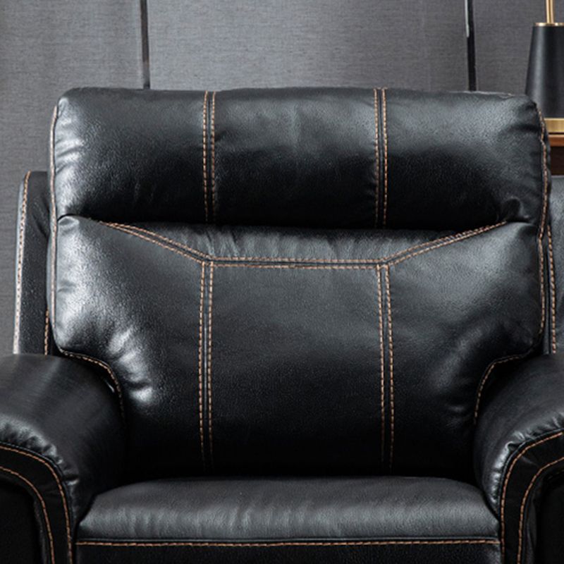 Contemporary Home Theater Recliner No Motion Manual-Push Botton Indoor Clearhalo 'Chairs & Seating' 'furn' 'furn_recliners' 'Furniture' 'Living Room Furniture' 'Recliners' 1200x1200_218bf400-8da7-47e7-8cb8-e6bef1258270