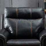 Contemporary Home Theater Recliner No Motion Manual-Push Botton Indoor Clearhalo 'Chairs & Seating' 'furn' 'furn_recliners' 'Furniture' 'Living Room Furniture' 'Recliners' 1200x1200_218bf400-8da7-47e7-8cb8-e6bef1258270