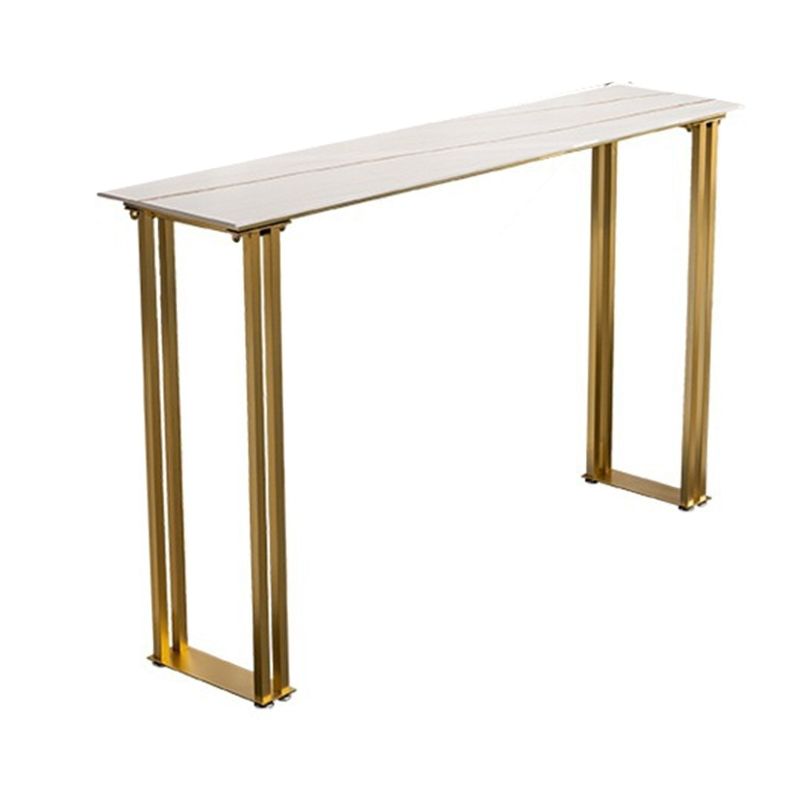 Table de bar à barre vers le haut en pierre péouttrée