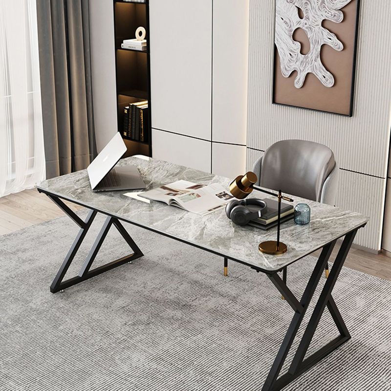 Scrivania per computer industriale camera da letto in pietra scrivania con gambe