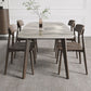 Modern Stone Dining Room Table for 2-6 Person Grey Rectangular Top Clearhalo 'Dining Tables & Seating' 'Dining Tables' 'dining_table' 'furn' 'furn_dining_table' 'Furniture' 'Kitchen & Dining Furniture' 1200x1200_21926423-122d-4da3-9b1c-9d59c360c200