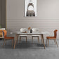 Glam 1/2/5/7 Pieces Dinette Set with Grey Sintered Stone Top Rectangle Dining Table Set Clearhalo 'Dining Room Sets' 'Dining Tables & Seating' 'dining_room_set' 'furn' 'furn_dining_room_set' 'Furniture' 'furniture_dining_room_set' 'Kitchen & Dining Furniture' 1200x1200_219356c0-2372-4843-bb00-029c76e63ad2