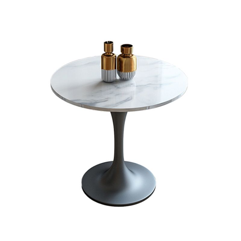 Moderner Stil Marmor Esstisch Set Weiß 1/2/4/5 Stück Essset für den Heimgebrauch