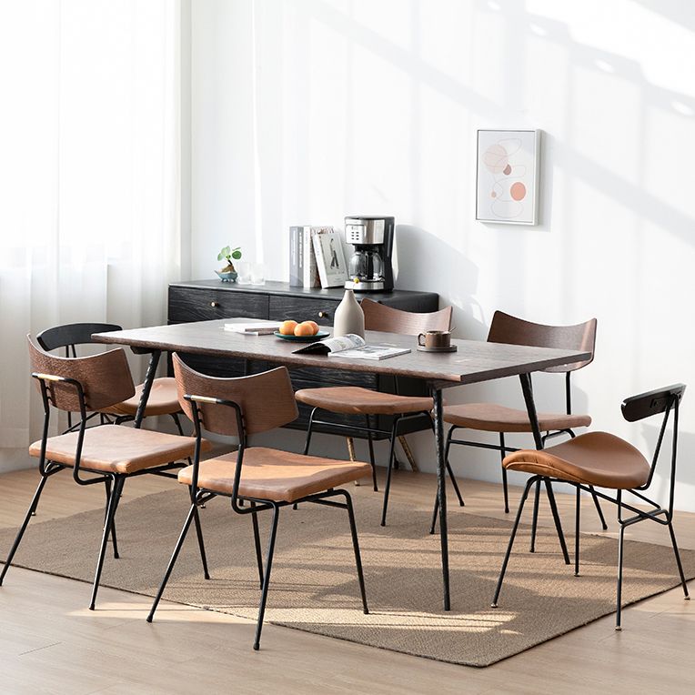 Oak Solid Wood Dining Table Traditional Luxury Dining Site Table with 4-foot Clearhalo ' dining_table' 'Dining Tables & Seating' 'Dining Tables' 'furn' 'furn_dining_table' 'Furniture' 'furniture_dining_table' 'Kitchen & Dining Furniture' 'kitchen&dining_furn' 'kitchen' 'kitchen_dining_table' 1200x1200_21985e92-6dc0-431f-a618-24a3fda1b8e6
