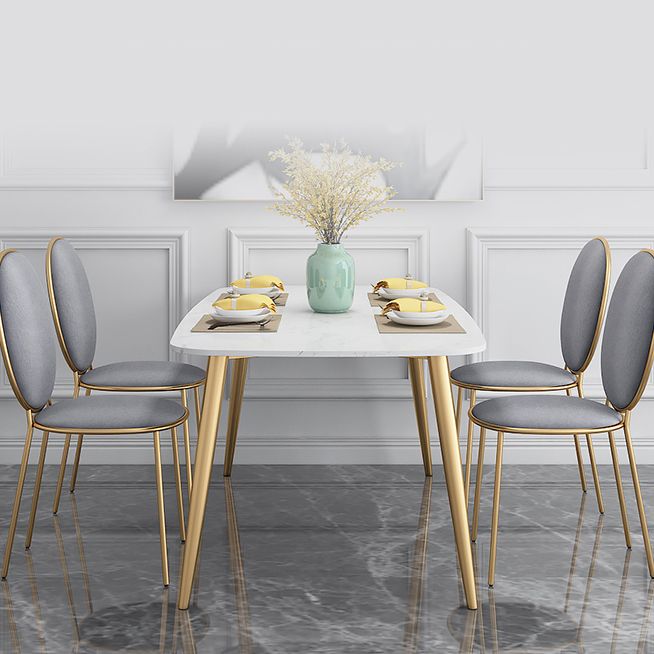 Scandinavian Kitchen Dining Room Set with Sintered Stone Top and 4 Legs Base Dining Furniture Clearhalo 'Dining Room Sets' 'Dining Tables & Seating' 'dining_room_set' 'furn' 'furn_dining_room_set' 'Furniture' 'furniture_dining_room_set' 'Kitchen & Dining Furniture' 'kitchen&dining_furn' 'kitchen' 1200x1200_219a038f-bc05-4181-a020-593a6a97bb57