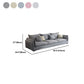 Nordic Loose Back Linen Sofa & Chaise Square Arm Cushions Sofa
