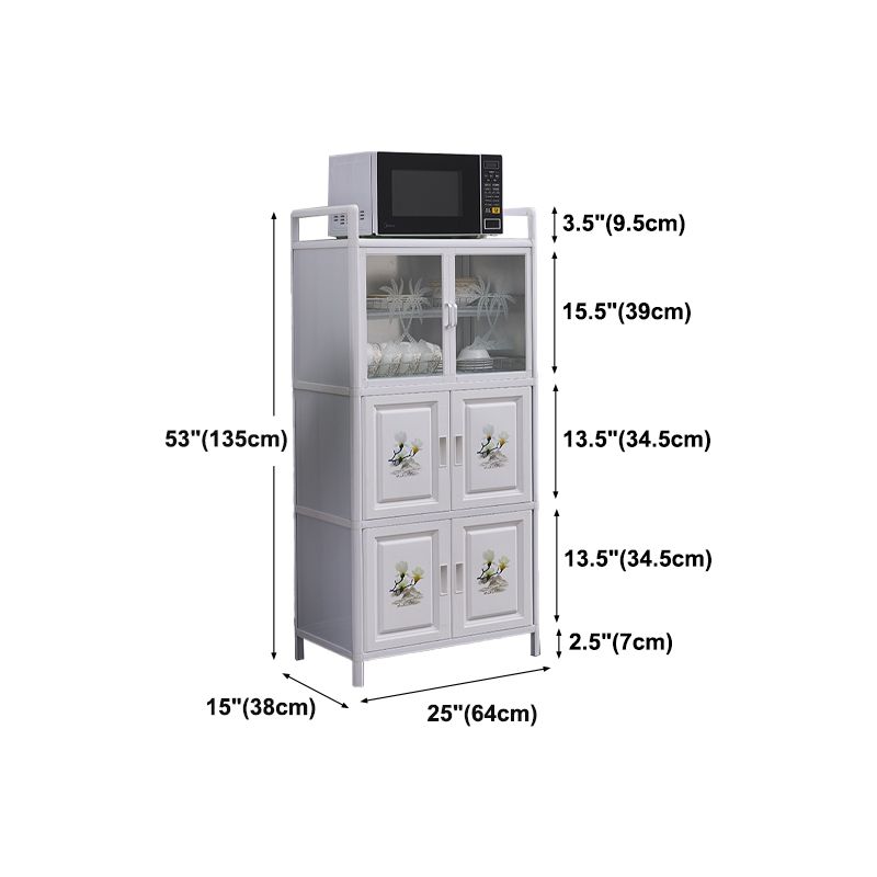 Porte Metal Sideboard moderno moderno server buffet con archiviazione per sala da pranzo