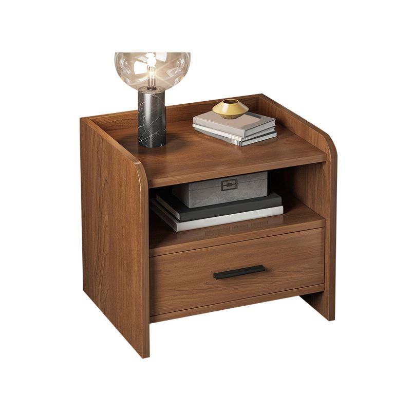 Contemporary Accent Table Nightstand Drawer Storage Night Table ,16.5" Tall Clearhalo 'Bedroom Furniture' 'furn' 'furn_night_stand' 'Furniture' 'night_stand' 'Nightstands' 1200x1200_219d4fa0-7902-40f9-ba69-ad8ac67acff8