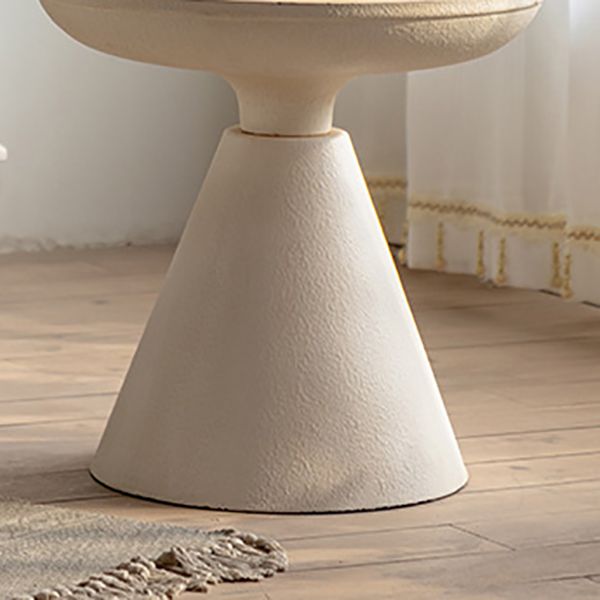 20" Wide French Country Side Table Metal Round Accent Side Table