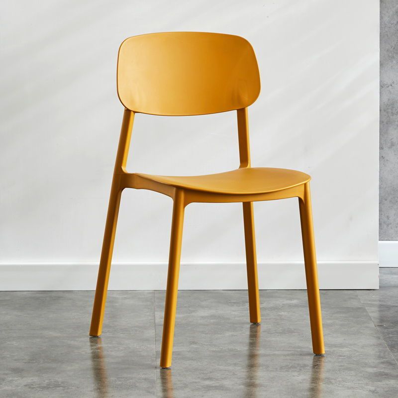 Kitchen Home Stacking Side Chair Open Back Dining Side Chair Clearhalo 'Dining Chairs' 'Dining Tables & Seating' 'dining_chair' 'furn' 'furn_dining_chair' 'Furniture' 'Kitchen & Dining Furniture' 1200x1200_21a008c3-fa68-4298-8357-bfb71f2c7461