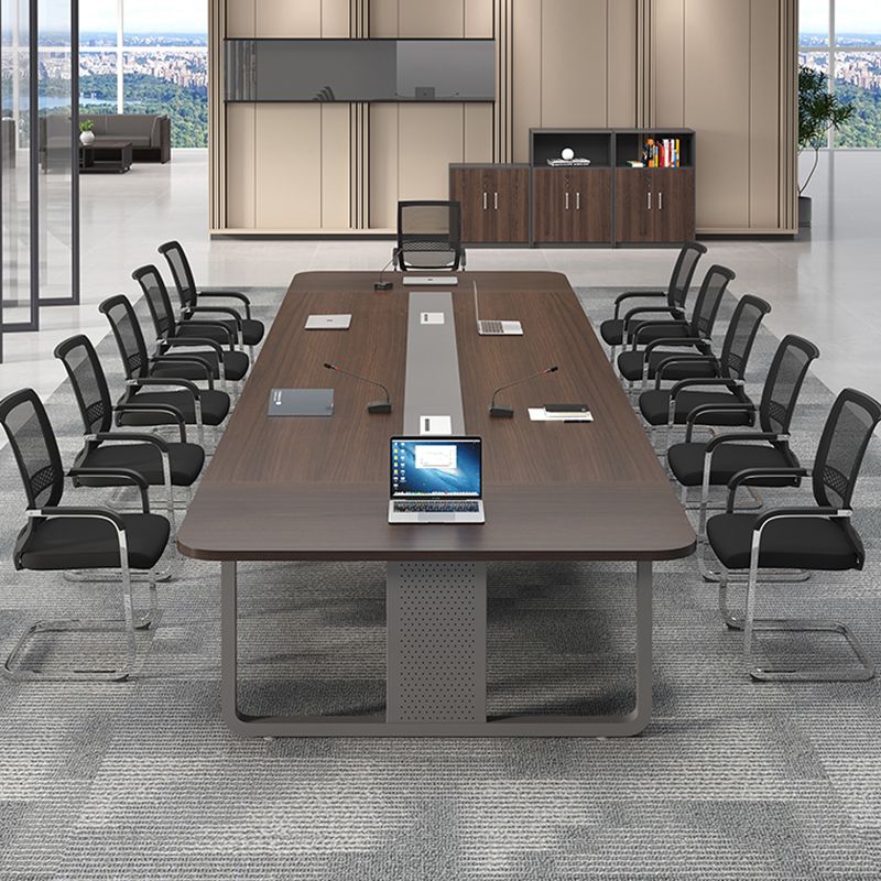 Manufactured Wood Rectangular Desk Modern Cable Management Office Desk Clearhalo 'furn' 'furn_office_desk' 'Furniture' 'Office Desks' 'Office Furniture' 'office_desk' 1200x1200_21a2ab99-8368-4ed9-991f-cbf1d288ae45