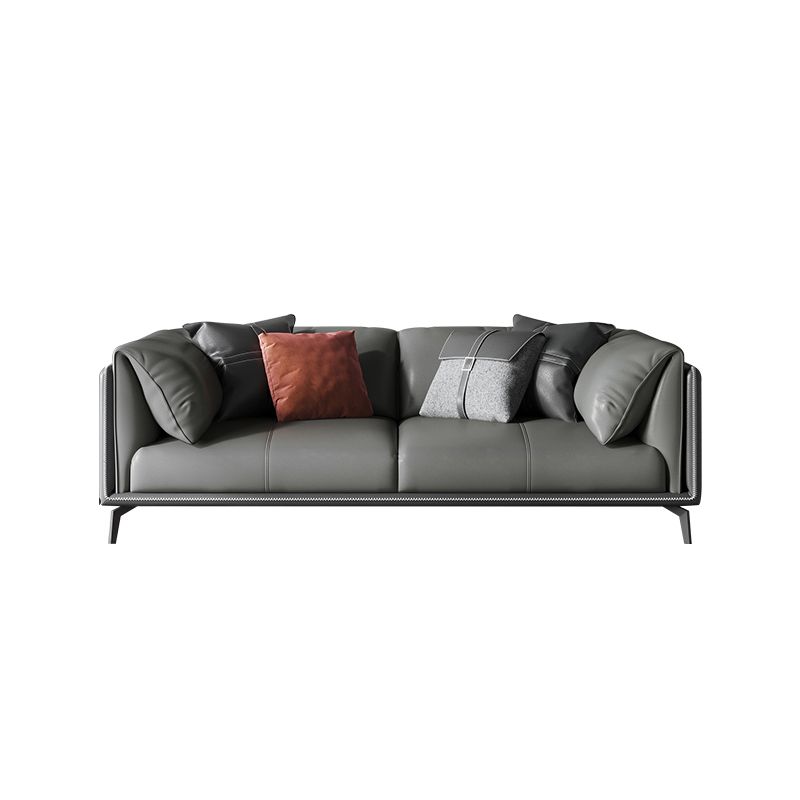 30,7 "H Moderne Kissen Sofa echtes Lederkissen Top Arm Sofa & Chaise