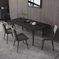 Metal Industrial Rectangle Dining Table Sintered Stone Top Table with Black Legs Clearhalo ' dining_table' 'Dining Tables & Seating' 'Dining Tables' 'furn' 'furn_dining_table' 'Furniture' 'furniture_dining_table' 'Kitchen & Dining Furniture' 'kitchen&dining_furn' 'kitchen' 'kitchen_dining_table' 1200x1200_21a56d29-a0b5-4071-81af-1802606c15e5