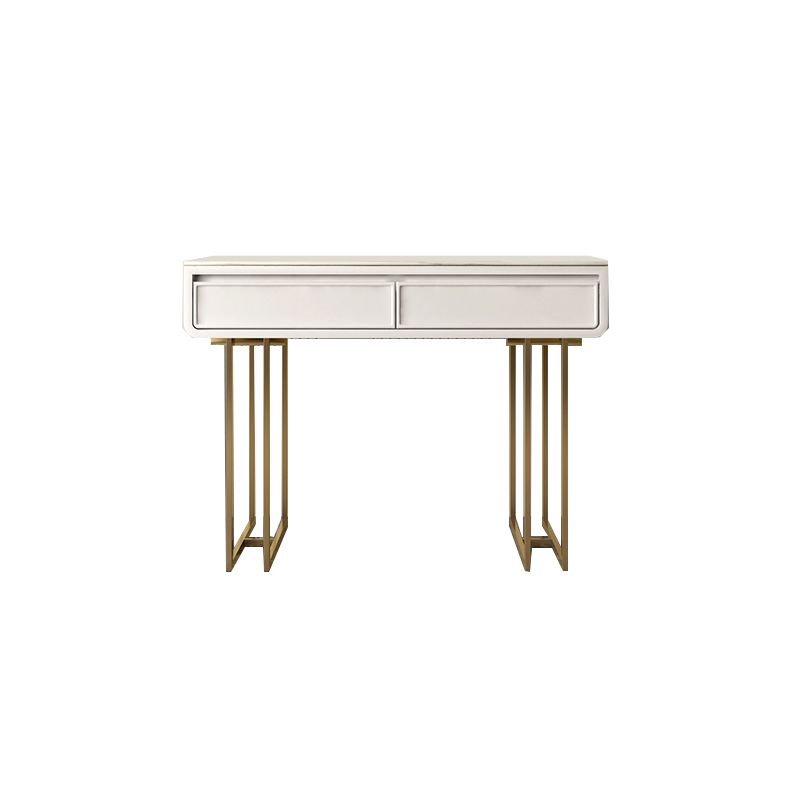 Vanité de maquillage luxueuse en pierre supérieure avec 2/4 tiroirs de rangement