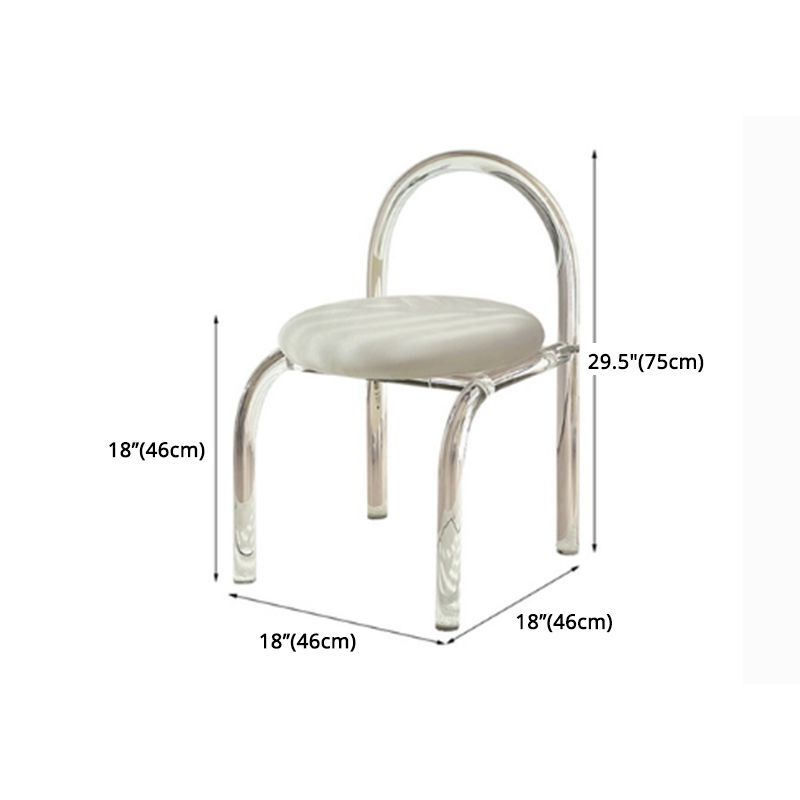 Modern 1/2/4 Pieces Dining Set Rectangle Acrylic Dining Table for Dining Room Clearhalo 'Dining Room Sets' 'Dining Tables & Seating' 'dining_room_set' 'furn' 'furn_dining_room_set' 'Furniture' 'furniture_dining_room_set' 'Kitchen & Dining Furniture' 'kitchen&dining_furn' 'kitchen' 1200x1200_21aa047b-0955-4df8-bccf-6dac6dad2f76
