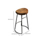 Juego de mesa de bar con base de caballete, mesa de bar y taburetes de madera maciza y metal, 1/3 piezas