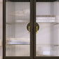 Modern Glass Doors Curio Cabinet Metal Storage Cabinet for Living Room Clearhalo 'Display & China Cabinets' 'display_china_cabinets' 'furn' 'furn_display_china_cabinets' 'Furniture' 'Kitchen & Dining Furniture' 1200x1200_21ac96a7-4e0b-4017-93eb-c951d9ad3279