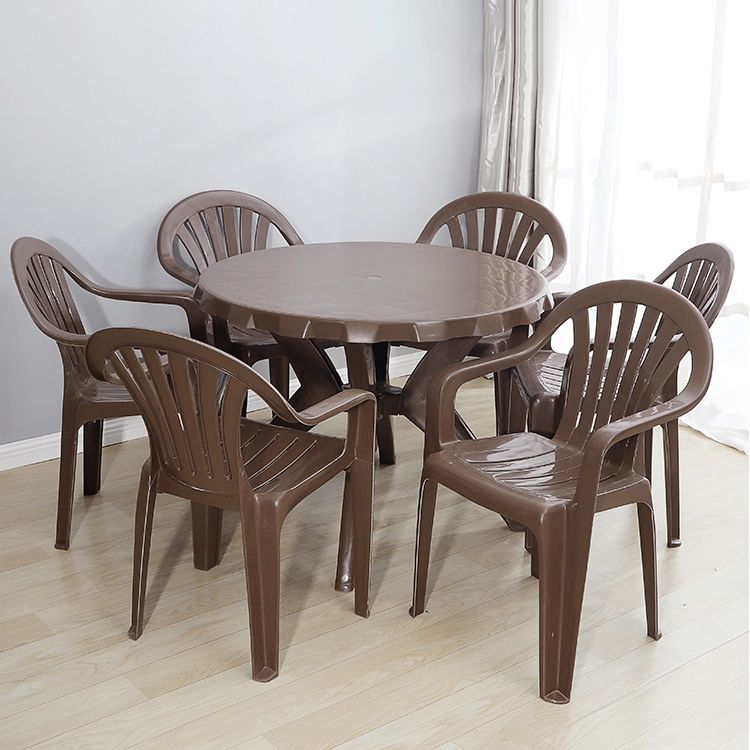 Plastic Stackable Dining Arm Chairs Modern Home Windsor Dining Armchairs Clearhalo ' kitchen&dining_furn' 'Dining Chairs' 'Dining Tables & Seating' 'dining_chair' 'furn' 'furn_dining_chair' 'Furniture' 'furniture_dining_chair' 'Kitchen & Dining Furniture' 'kitchen' 1200x1200_21ae9129-0f87-474d-bb31-c3452124bd91