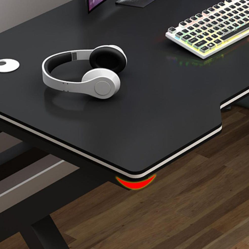 Kabelmanagement Gaming Desk Ergonomische rechteckige Computertisch für Zuhause