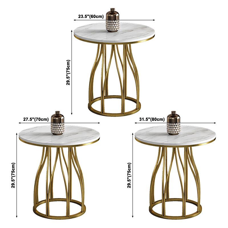 Sintered Stone White Dining Table Glam Style Pedestal Table for Dining Room Clearhalo ' dining_table' 'Dining Tables & Seating' 'Dining Tables' 'furn' 'furn_dining_table' 'Furniture' 'furniture_dining_table' 'Kitchen & Dining Furniture' 'kitchen&dining_furn' 'kitchen' 'kitchen_dining_table' 1200x1200_21b3e9fb-4260-498d-8d9f-f295540577e8