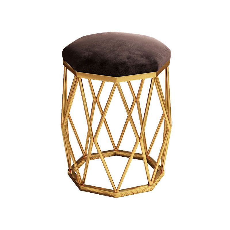 Solid Color Flannel Standard Stool Modern Simple Upholstered Stool Clearhalo 'furn' 'furn_ottomans_poufs' 'Furniture' 'Living Room Furniture' 'Ottomans & Poufs' 'ottomans_poufs' 1200x1200_21b947ee-f522-45df-9607-3d66cec53d81