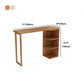 Nordic Glam Wooden Bar Counter Table Rectangle Dining Table for Kitchen Clearhalo 'Bar Furniture' 'Bar Tables' 'bar_tables' 'furn' 'furn_bar_tables' 'Furniture' 'furniture_bar_tables' 'Kitchen & Dining Furniture' 1200x1200_21bc9624-846c-4890-b9e5-ba5a644134ef