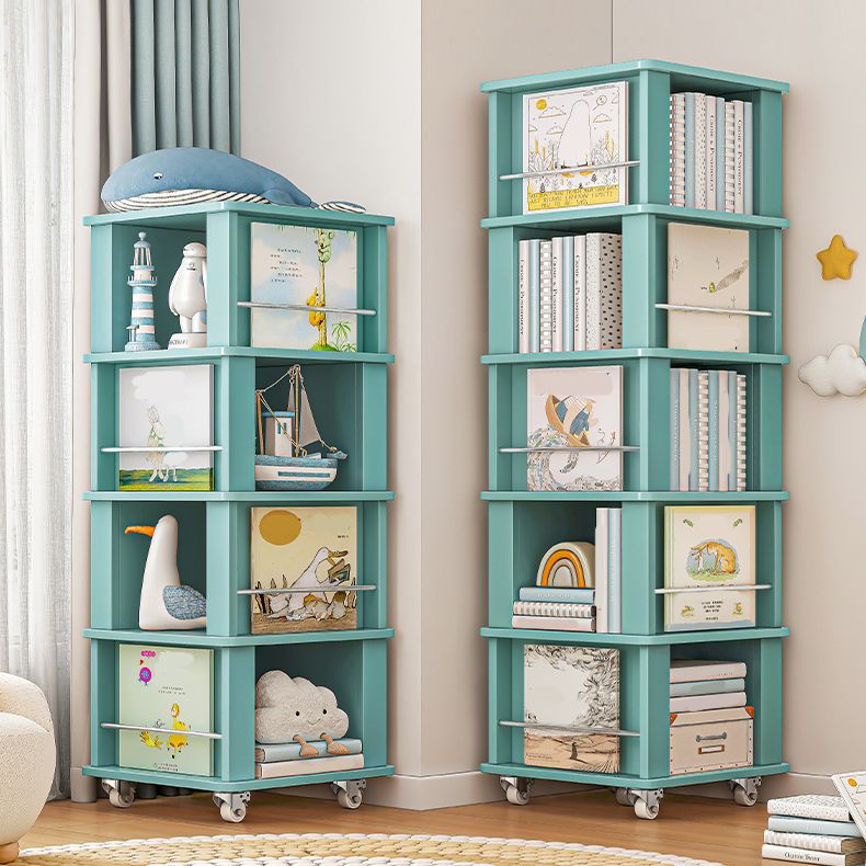 Estantería moderna de madera de ingeniería estándar estandalización vertical de espalda cerrada