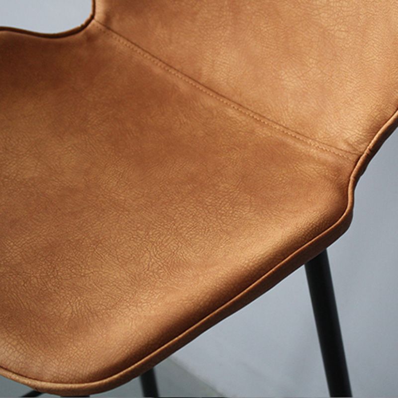 Contemporary Faux Fur Bar Stool Footrest Indoor Iron Legs Counter & Bar Stool Clearhalo 'Bar Furniture' 'Bar Stools' 'bar_stools' 'furn' 'furn_bar_stools' 'furniture_bar_stools' 'Kitchen & Dining Furniture' 'kitchen&dining_furn' 'kitchen' 'kitchen_furn' Furniture' 1200x1200_21bf63cf-64a7-411c-9010-21883f134e6b
