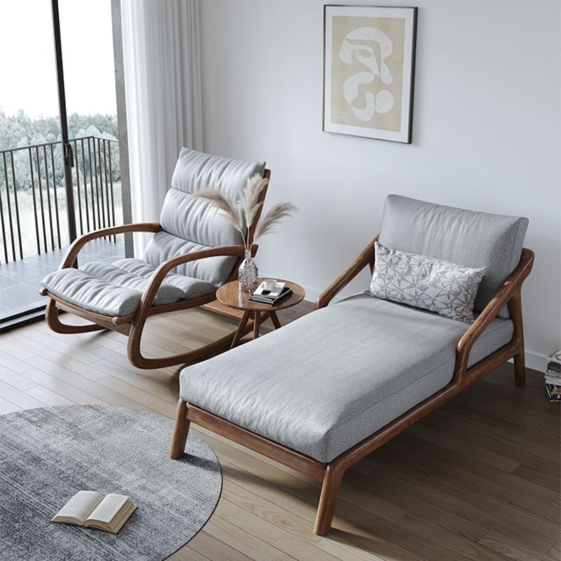 Scandinavian Upholstered Chaise Lounge Couch Wood Chaise Lounge Chair Clearhalo 'Chairs & Seating' 'Chaise Lounge' 'chaise_lounge' 'furn' 'furn_chaise_lounge' 'Furniture' 'Living Room Furniture' 1200x1200_21bf92f9-1de1-4055-8164-422fbcf0c021