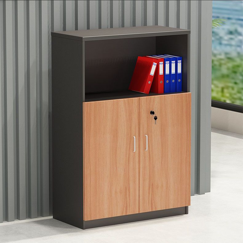 Traditional Style File Cabinet Wood Lateral File Cabinet with Locking Storage Clearhalo 'Filing Cabinets' 'filling_cabinets' 'furn' 'furn_filling_cabinets' 'Furniture' 'Office Furniture' 1200x1200_21c00100-4da7-4bfb-b3b2-4251f74fb02a