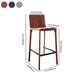 Contemporary Footrest Leather Counter and Bar Stool Square Low Back Bar Stool Clearhalo 'Bar Furniture' 'Bar Stools' 'bar_stools' 'furn' 'furn_bar_stools' 'furniture_bar_stools' 'Kitchen & Dining Furniture' 'kitchen&dining_furn' 'kitchen' 'kitchen_furn' Furniture' 1200x1200_21c01abc-e12d-45ba-9bff-8567b1e6427d