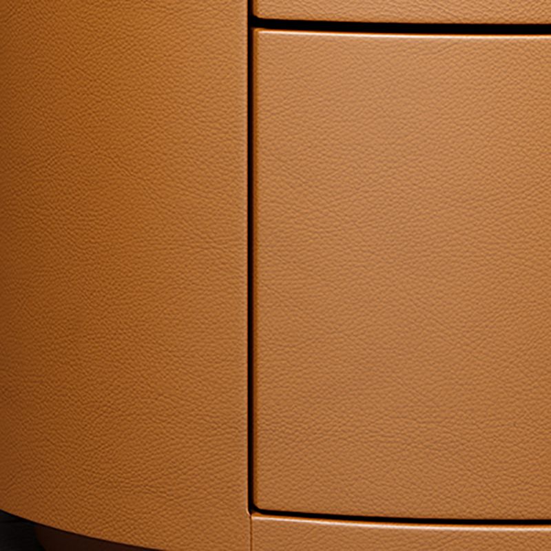 Mesa de vidrio de gabinete moderno y madera de goma para dormitorio