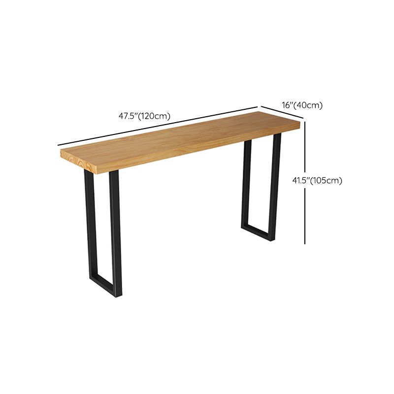 Modern 1/4/7 Pieces Bar Table Set Rectangle Wood Counter Table with Stools for Cafe Clearhalo 'Bar Furniture' 'furn' 'furn_home_bar_bar_sets' 'Furniture' 'Home Bars & Bar Sets' 'home_bar_bar_sets' 'Kitchen & Dining Furniture' 1200x1200_21c0cc22-3dc6-48e4-97e5-6516eaae4840
