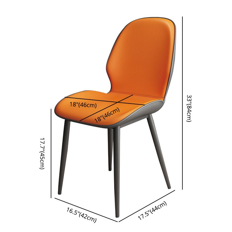 Upholstered Contemporary Restaurant Side Chair Parsons Matte Finish Dining Chair Clearhalo ' kitchen&dining_furn' 'Dining Chairs' 'Dining Tables & Seating' 'dining_chair' 'furn' 'furn_dining_chair' 'Furniture' 'furniture_dining_chair' 'Kitchen & Dining Furniture' 'kitchen' 1200x1200_21c1f17a-6883-405a-9ca0-5100c03537fa