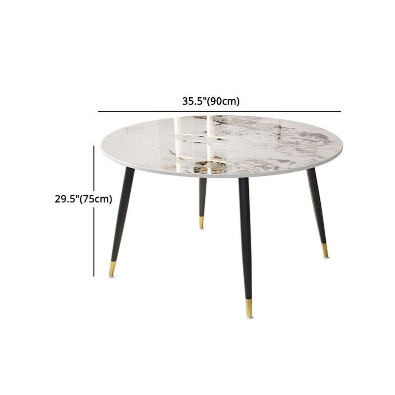 1/4/7 Pcs Metal Modern Dining Room Set with Round Table and Metal Legs Dining Set Clearhalo 'Dining Room Sets' 'Dining Tables & Seating' 'dining_room_set' 'furn' 'furn_dining_room_set' 'Furniture' 'furniture_dining_room_set' 'Kitchen & Dining Furniture' 'kitchen&dining_furn' 'kitchen' 1200x1200_21c3fb9f-f6d4-4a27-9654-ea4d39d3a334