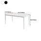 Modern Rectangle Dining Table Sintered Stone Top 4 Metal Legs Dining Room Table Clearhalo 'Dining Tables & Seating' 'Dining Tables' 'dining_table' 'furn' 'furn_dining_table' 'Furniture' 'Kitchen & Dining Furniture' 1200x1200_21c4deb5-ccf2-47fa-84b0-25326f5e2c1a