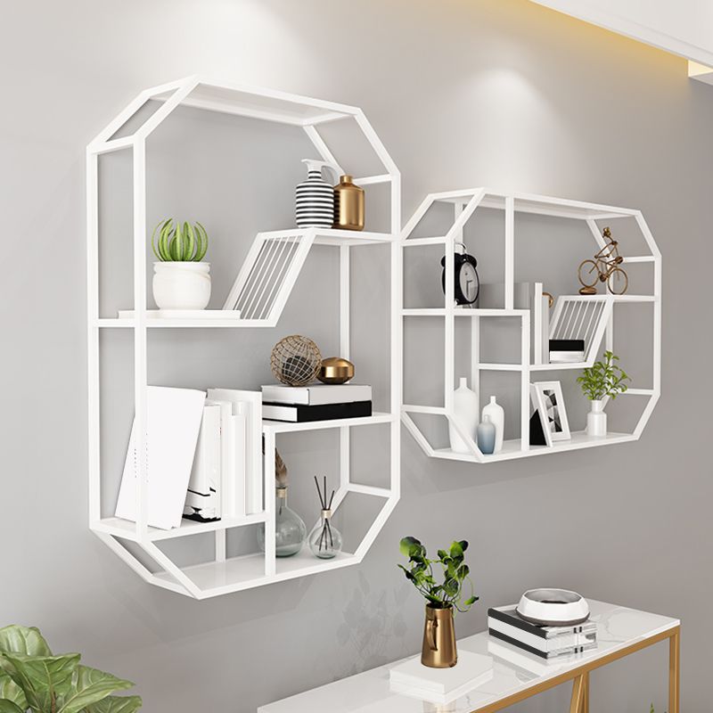 Eigentijdse wijnrekken metalen muur gemonteerd wijnhouder rek voor woonkamer