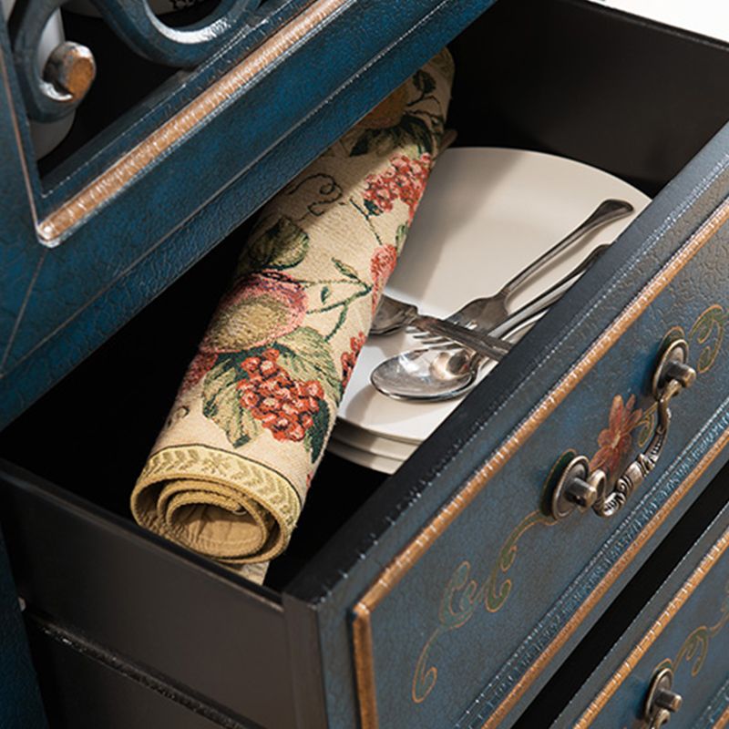 Industrial Cabriole Legs Accent Cabinet Solid Wood Storage Cabinet with Drawer Clearhalo 'Cabinets & Chests' 'cabinets_chests' 'furn' 'furn_cabinets_chests' 'Furniture' 'Living Room Furniture' 1200x1200_21c7c08e-6d93-4e0f-9e81-c5c43ce8fba3