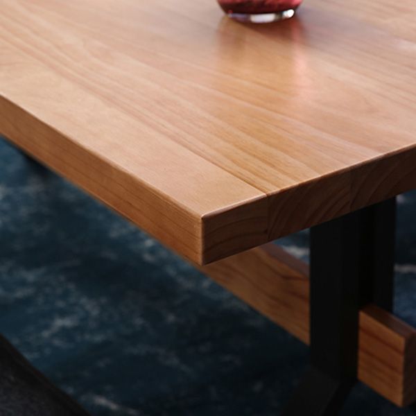 Modern 1/2/3/7 Pieces Dining Set Solid Wood Trestle Indoor Dinette Set Clearhalo 'Dining Room Sets' 'Dining Tables & Seating' 'dining_room_set' 'furn' 'furn_dining_room_set' 'Furniture' 'Kitchen & Dining Furniture' 1200x1200_21c86b52-14a9-480e-a601-018097e813a0