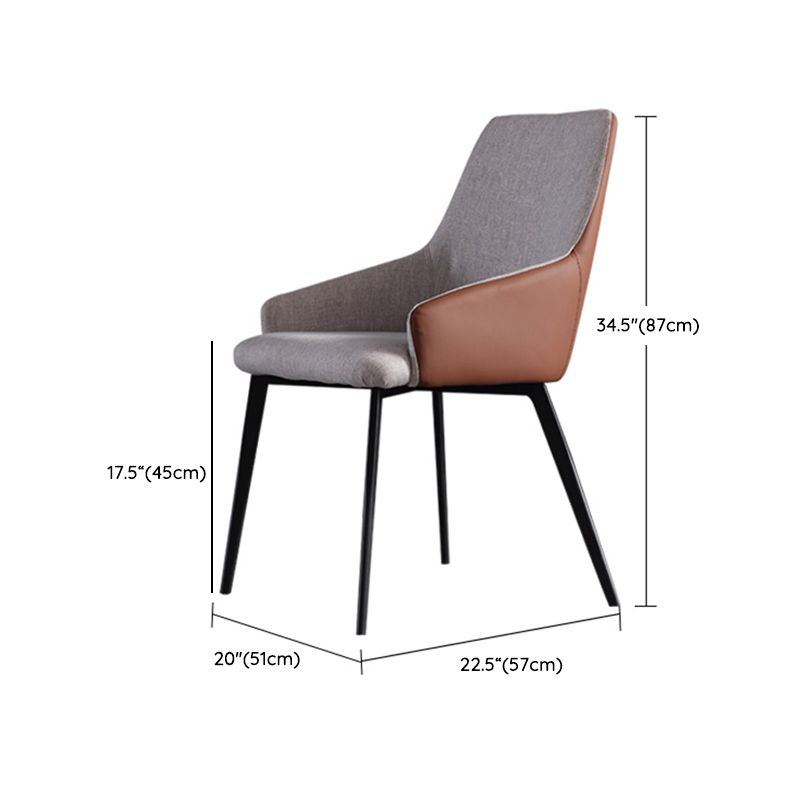 Metal Contemporary Dining Set 1/2/3 Pieces Black Stone Dining Table with Padded Chairs Clearhalo 'Dining Room Sets' 'Dining Tables & Seating' 'dining_room_set' 'furn' 'furn_dining_room_set' 'Furniture' 'Kitchen & Dining Furniture' 1200x1200_21cc56f5-32ec-4ae0-bcb7-cfe713726a31