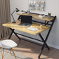 Modern Folding Writing Desk Trestle Base Dormitory Office Desk Clearhalo 'furn' 'furn_office_desk' 'Furniture' 'Office Desks' 'Office Furniture' 'office_desk' 1200x1200_21cccb28-41ad-4059-8ff6-a3ab9fdf7bc4