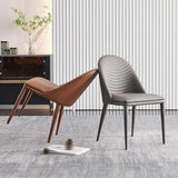 Modern Chairs Dining Armless Chair for Kitchen with Metal Legs Clearhalo 'Dining Chairs' 'Dining Tables & Seating' 'dining_chair' 'furn' 'furn_dining_chair' 'Furniture' 'furniture_dining_chair' 'Kitchen & Dining Furniture' 1200x1200_21d13176-8c77-4ade-b307-98757620d98b