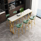 Modern Sintered Stone Bar Table Gold and Metal Base Dining Table Clearhalo 'Bar Furniture' 'Bar Tables' 'bar_tables' 'furn' 'furn_bar_tables' 'Furniture' 'Kitchen & Dining Furniture' 1200x1200_21d27aae-4c08-4804-897d-a820cfce585e