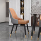 Scandinavian Design Upholstered Armless Dining Chairs Solid Back Dining Side Chair Clearhalo ' kitchen&dining_furn' 'Dining Chairs' 'Dining Tables & Seating' 'dining_chair' 'furn' 'furn_dining_chair' 'Furniture' 'furniture_dining_chair' 'Kitchen & Dining Furniture' 'kitchen' 1200x1200_21d2ded9-3735-4260-9a09-80a79ae82b69