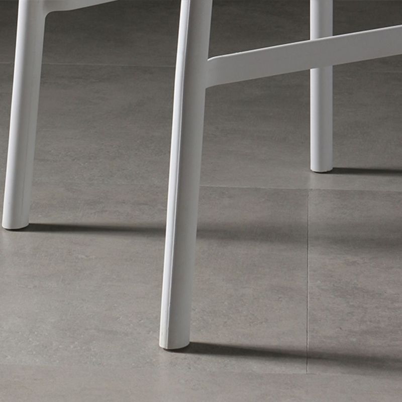 Scandinavian Plastic Barstool Plastic Counter Stool Rectangle Seat in Matte Finish Clearhalo 'Bar Furniture' 'Bar Stools' 'bar_stools' 'furn' 'furn_bar_stools' 'Furniture' 'Kitchen & Dining Furniture' 1200x1200_21d455ec-0f5a-42d2-a259-4b3d628c73fa