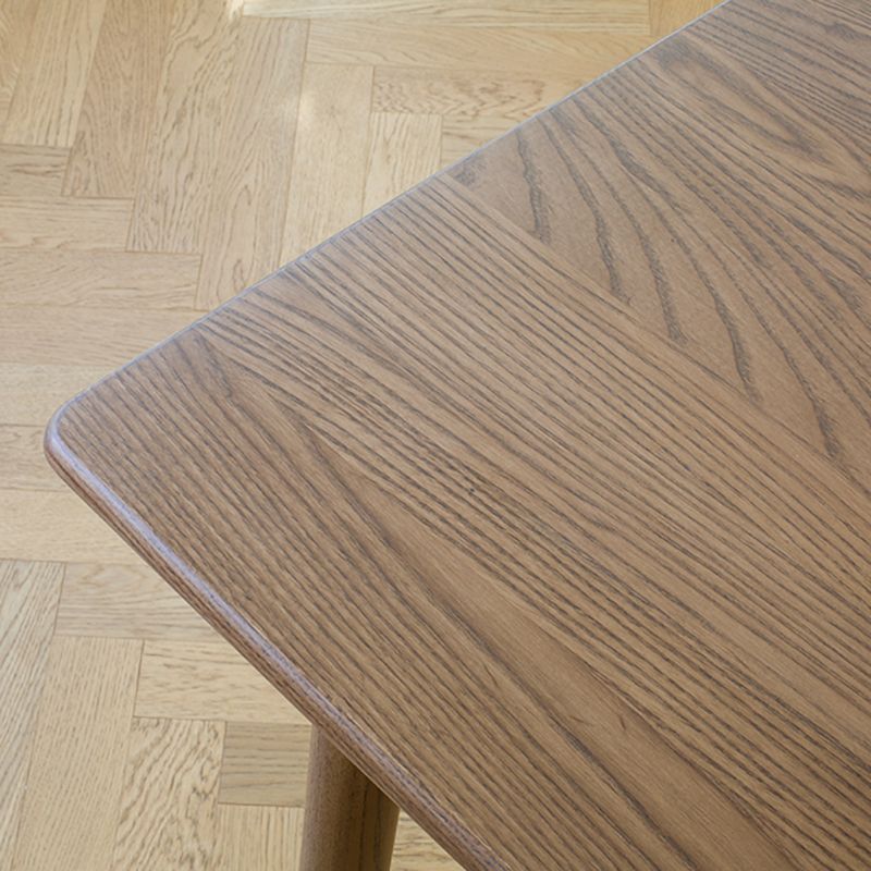 Modern Ash Wood Table in Walnut for Restaurant Rectangle Dining Table with 4 Legs Clearhalo ' dining_table' 'Dining Tables & Seating' 'Dining Tables' 'furn' 'furn_dining_table' 'Furniture' 'furniture_dining_table' 'Kitchen & Dining Furniture' 'kitchen&dining_furn' 'kitchen' 'kitchen_dining_table' 1200x1200_21d45ba8-bbec-40b3-a0e8-a88a4f604baa