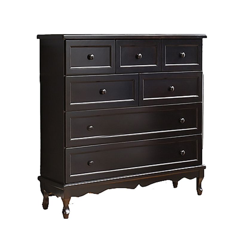 Modern Solid Wood Accent Chest with Drawers 13.77" Wide Chest