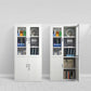 Moderner Glastatkabinett Feste Farbanlagenschrank für Home Office